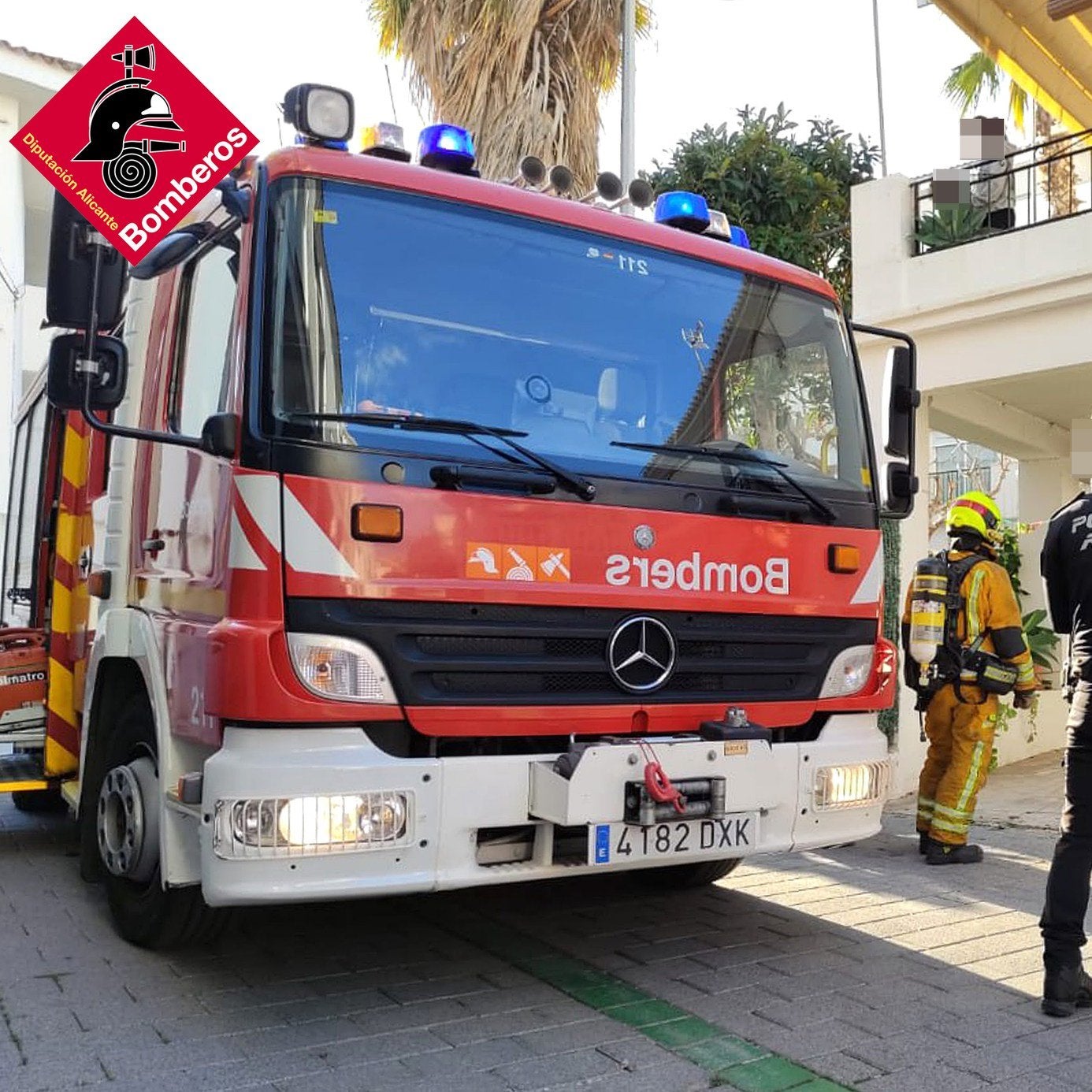 Foto de archivo de un camión del Consorcio Provincial de Bomberos de Alicante.