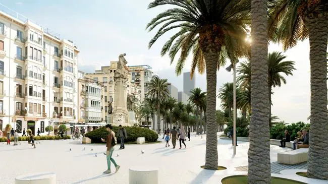 Imagen después - Remodelación de la plaza de Canalejas.