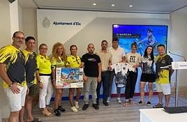 Presentación de la iniciativa, este jueves en el Ayuntamiento de Elche.