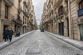 Centro de Alcoi, declarado conjunto histórico-artístico.