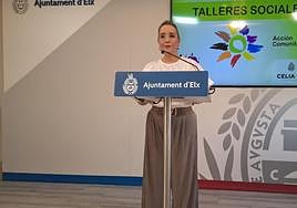 La concejala de Acción Social, Celia Lastra.