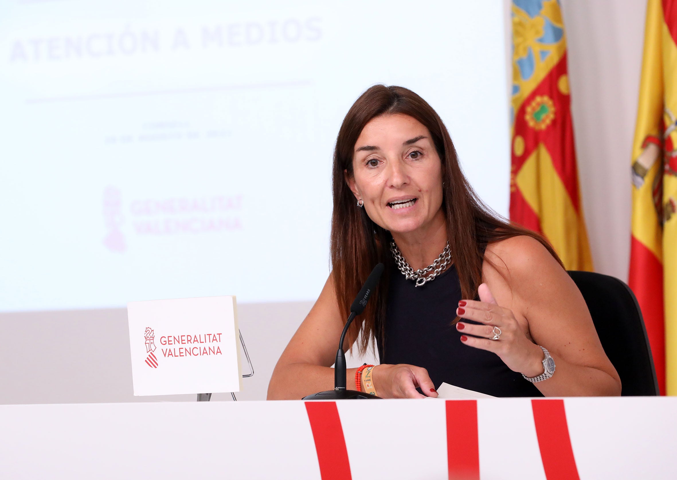 La portavoz del Consell Ruth Merino.