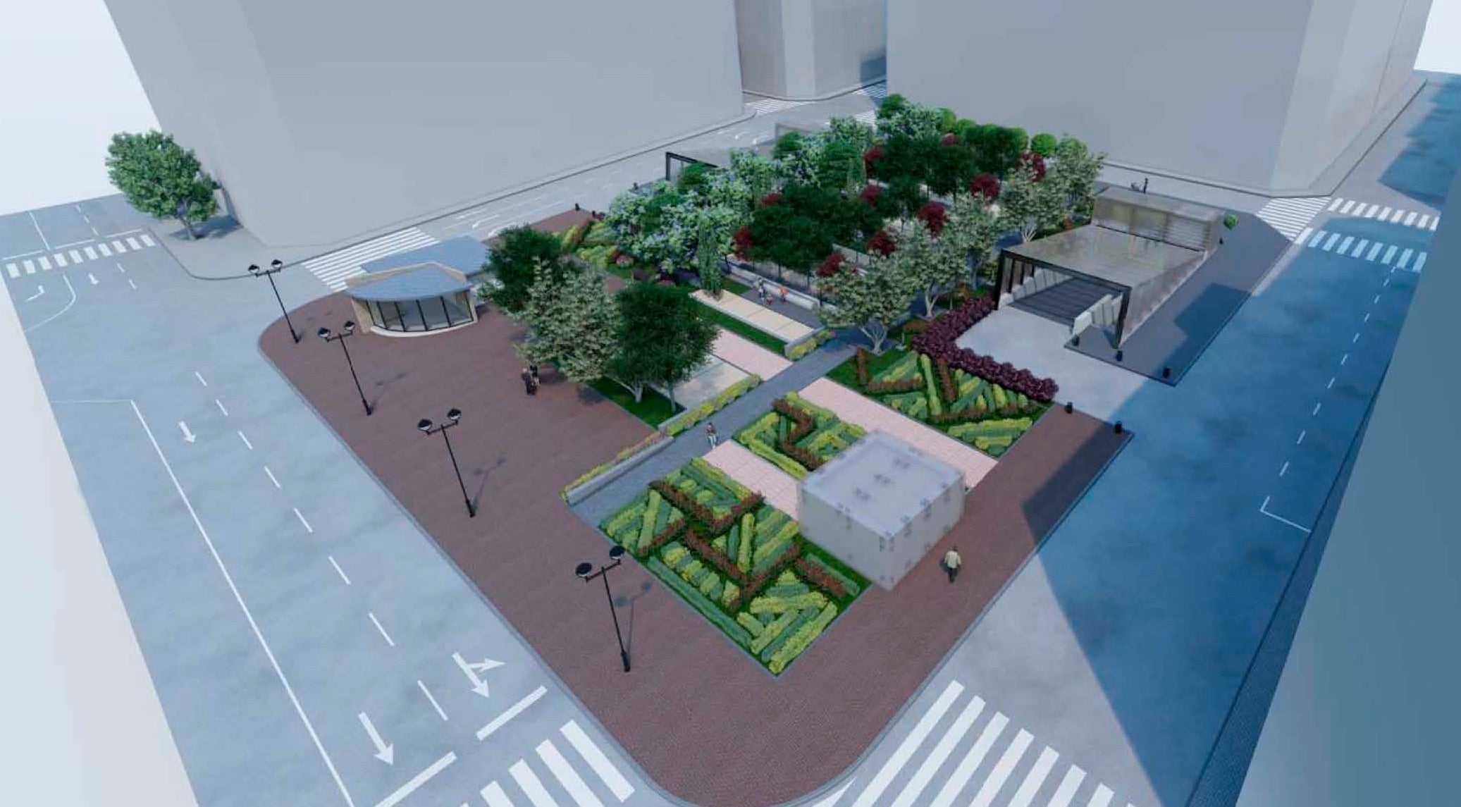 Recreación virtual del proyecto.