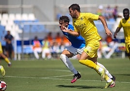 Imagen del amistoso disputado esta mañana ante el combinado de la AFE