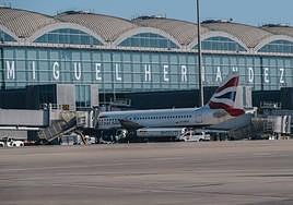 Vista del aeropuerto de Alicante-Elche