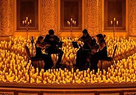 Uno de los espectáculos 'Candlelight'.
