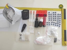 Estupefacientes incautados por las autoridades.