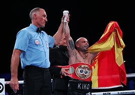 Kiko Martínez celebra uno de sus numerosos títulos