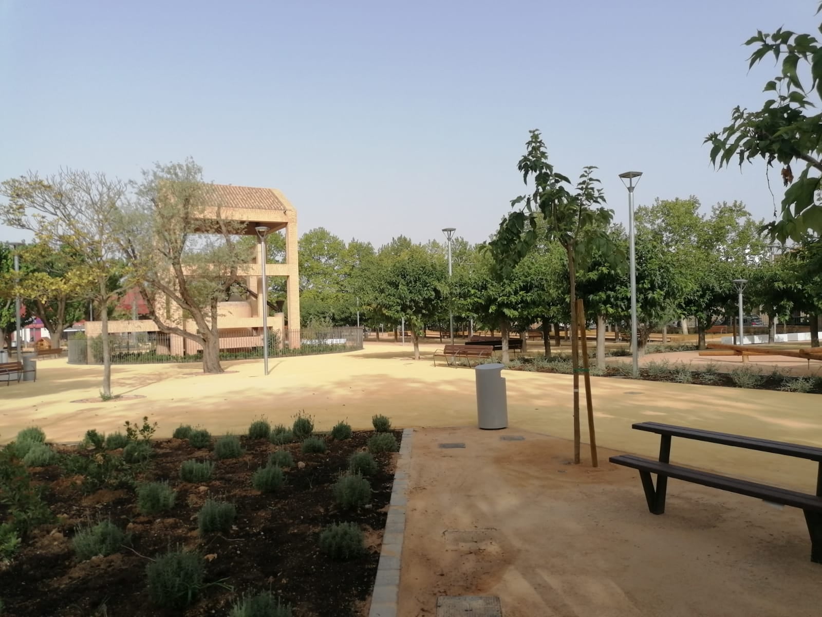 Estampa que ofrecía el parque después de ser inaugurado.