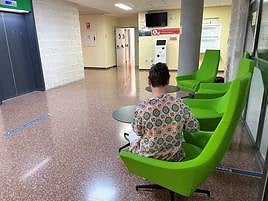 Cada zona del hospital tiene asignado sillones con un determinado color.