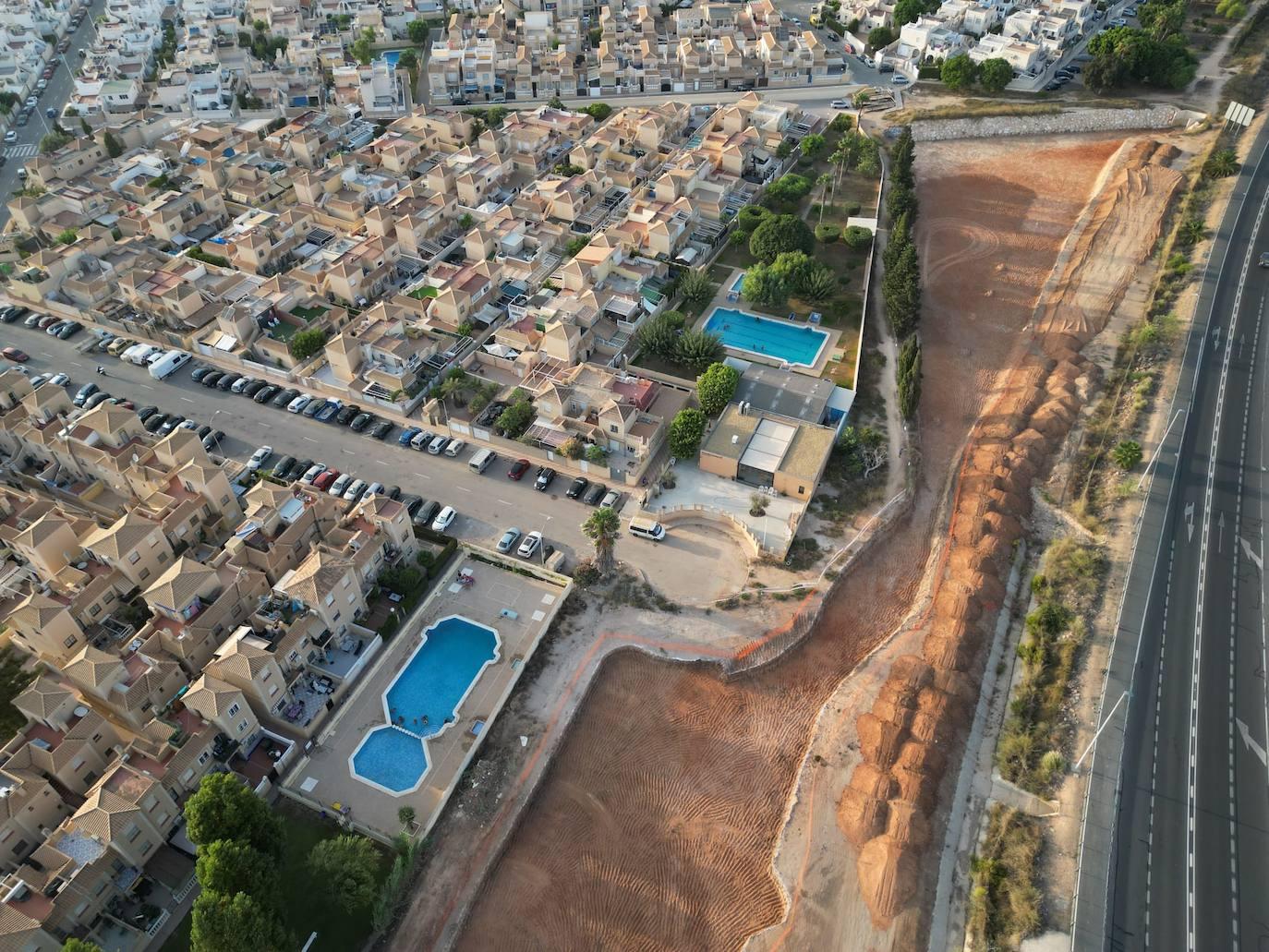 Torrevieja tendrá lista la ampliación de la balsa de pluviales en Doña Inés antes de final de año