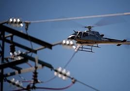 Revisión de las líneas eléctricas.