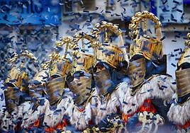 Desfile de Moros y Cristianos en Villena.