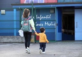 Primer dia de colegio, en una imagen de archivo.