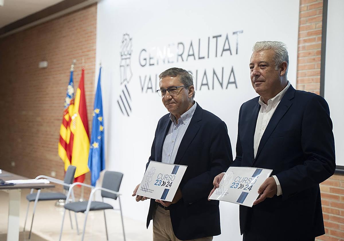 El conseller de Educación, José Antonio Rovira, en la presentación del Curso Escolar