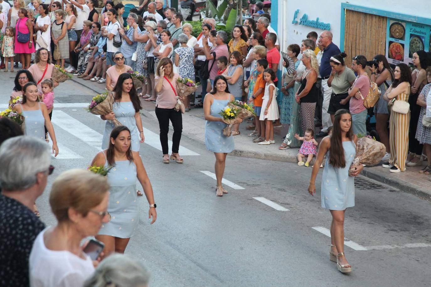 Así ha sido la ofrenda de flores a la Mare de Déu de Loreto en Xàbia
