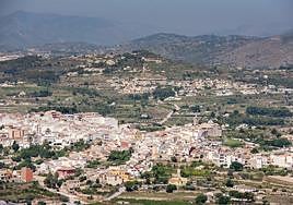 El Poble Nou de Benitatxell en una imagen aérea.