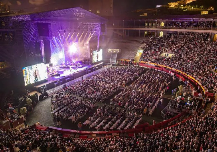 Concierto de Joaquín Sabina en la Plaza de Toros en mayo de 2023.