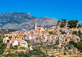 Imagen de centro histórico de Polop de la Marina