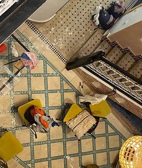 Imagen secundaria 2 - El interior del riad donde se alojaban Marhuenda y sus amigos