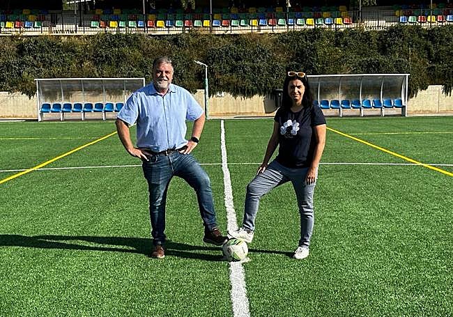 Inauguración del campo de fútbol Luiches.