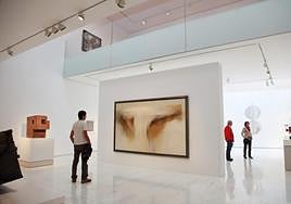 Una de las salas del Museo de Arte Contemporáneo de Alicante.