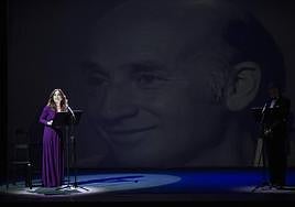 Blanca Marsillach en la función 'Un día con los clásicos'.