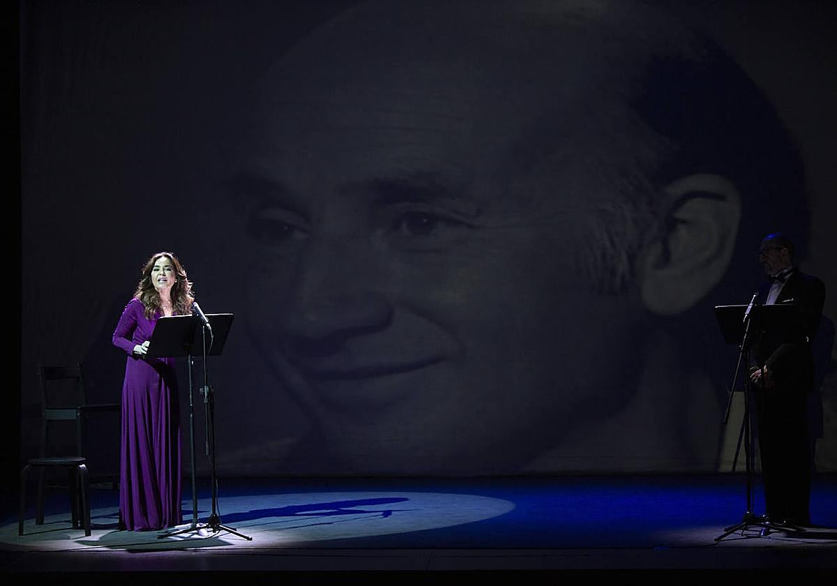 Blanca Marsillach en la función 'Un día con los clásicos'.