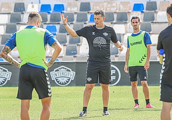 Alejandro Sandroni, durante un entrenamiento