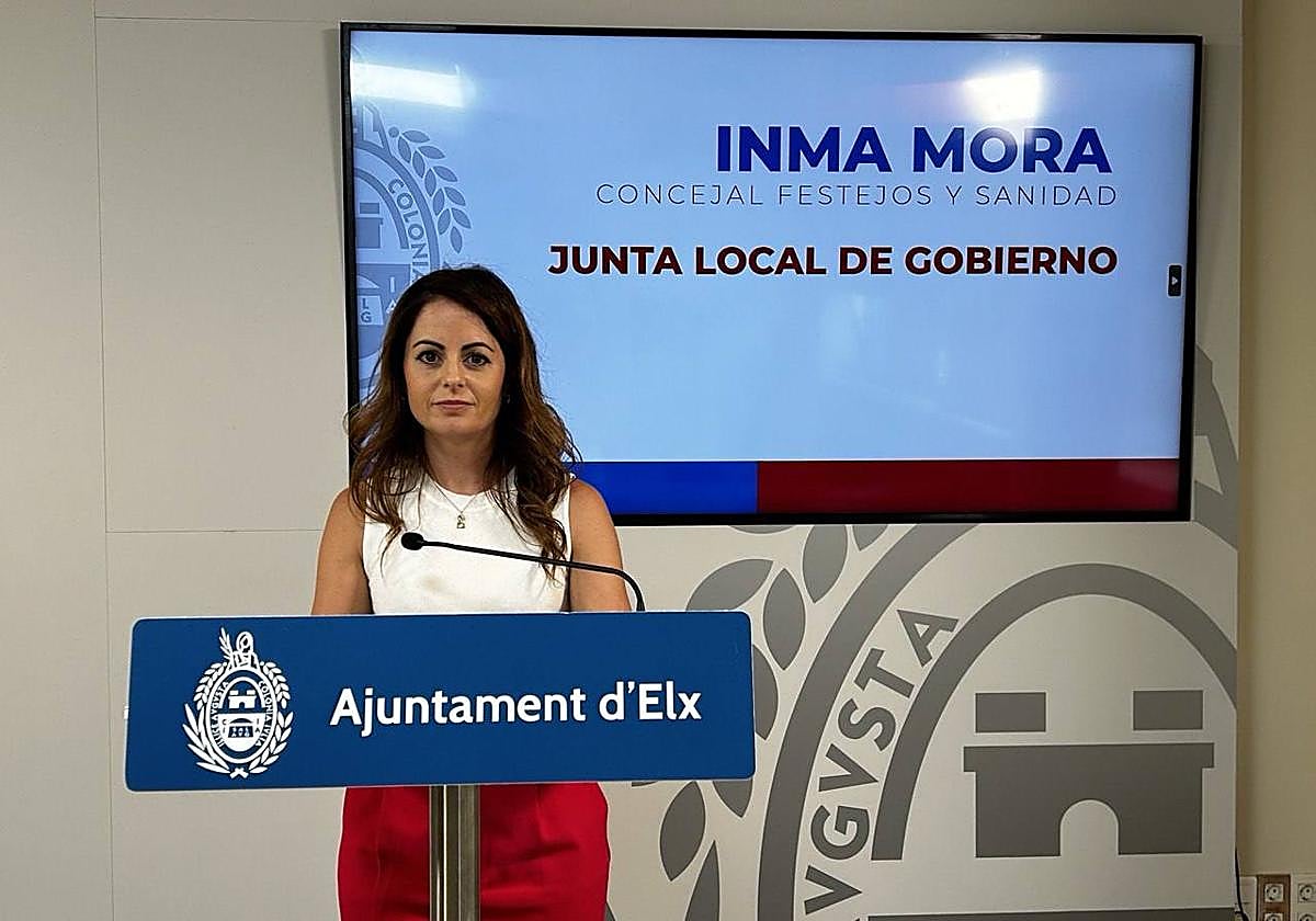 La portavoz del equipo de gobierno, Inma Mora.