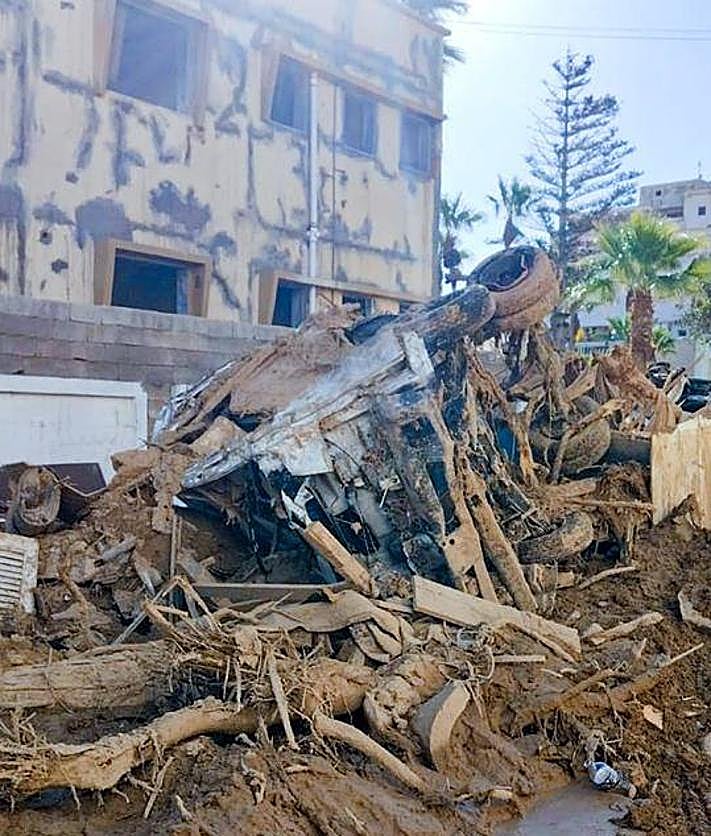 Imagen secundaria 2 - Desperfectos generados por la DANA en Libia
