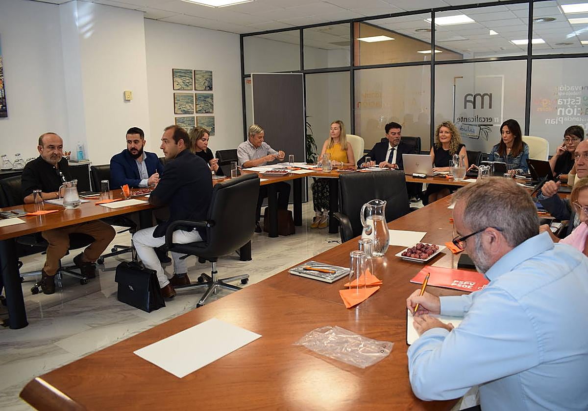 Reunión de cuentas en Mercalicant