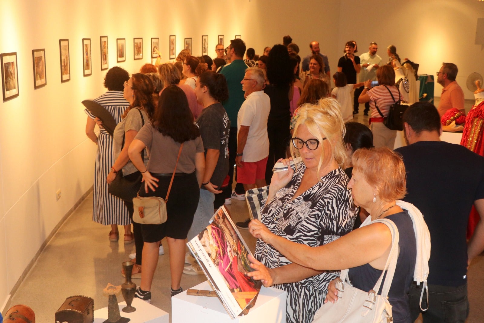 Uno de los momento de presentación de la exposición.