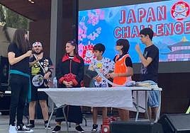 Participantes en una de las actividades de la Feria del Manga y Cultura Japonesa.