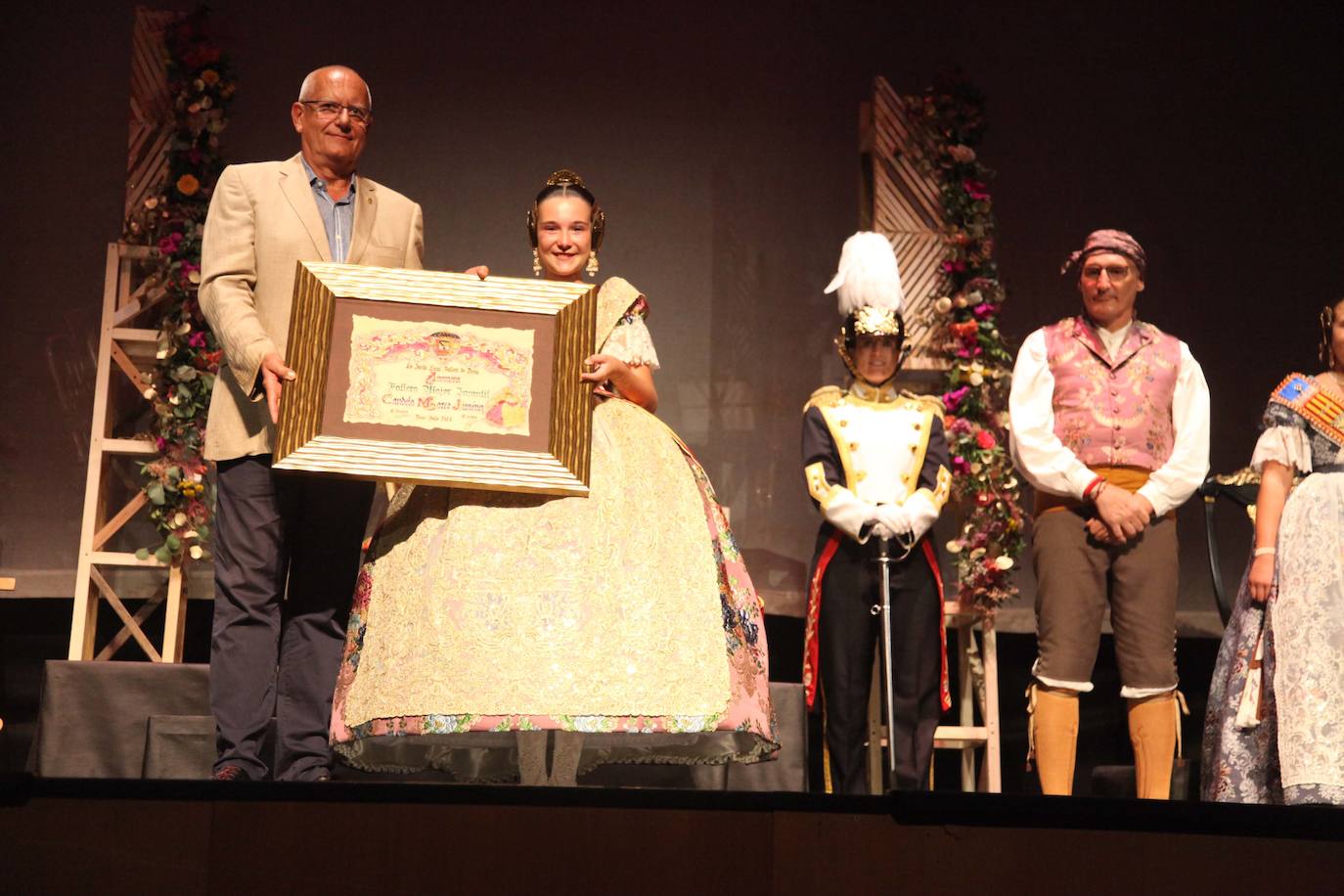 Candela Marco, fallera mayor infantil de Dénia