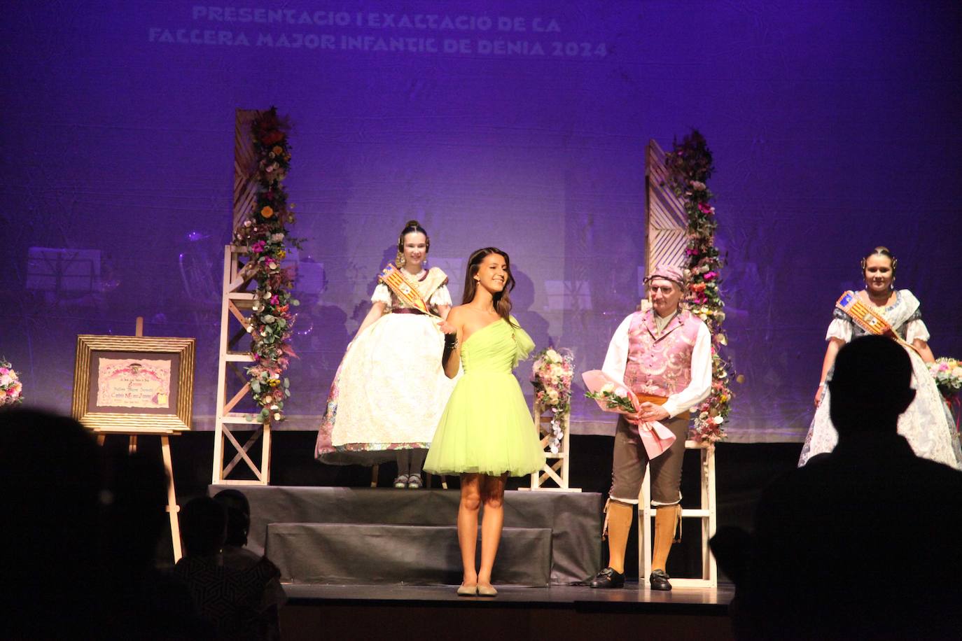 Candela Marco, fallera mayor infantil de Dénia