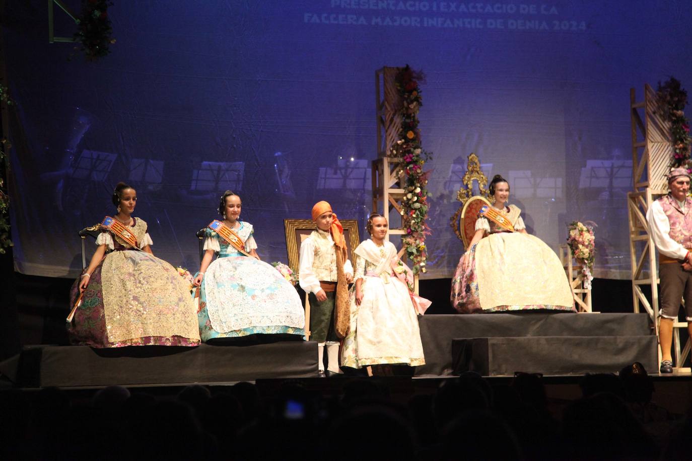 Candela Marco, fallera mayor infantil de Dénia