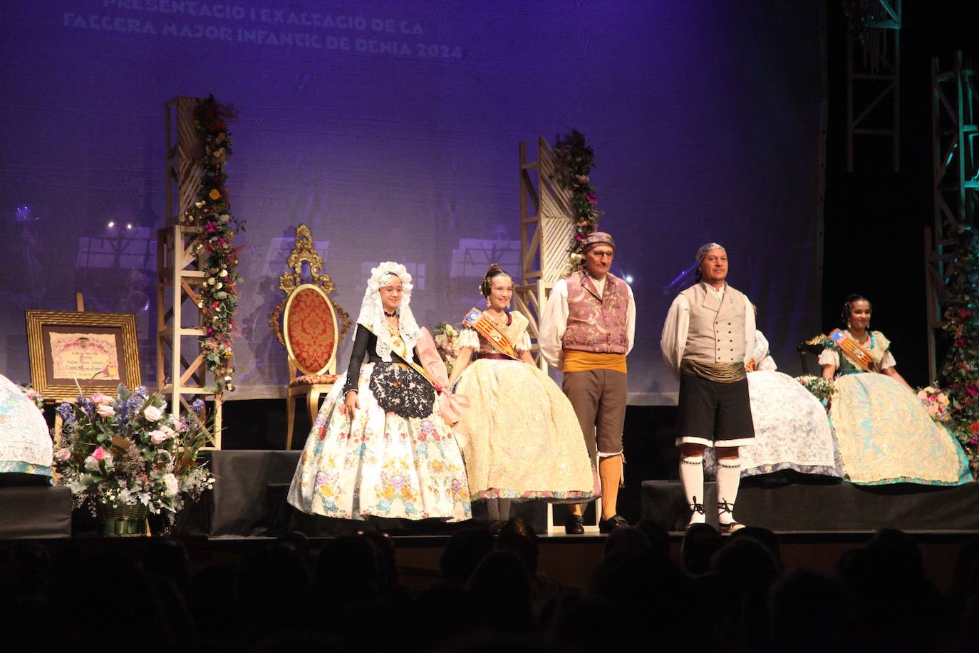 Candela Marco, fallera mayor infantil de Dénia