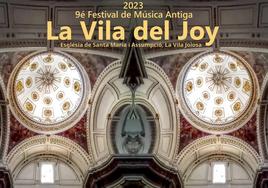 Cartel de la novena edición del Festival de Música Antiga 'La Vila de Joy'.
