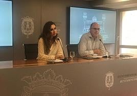 Los portavoces del equipo de gobierno local, Ana Poquet y Manuel Villar.