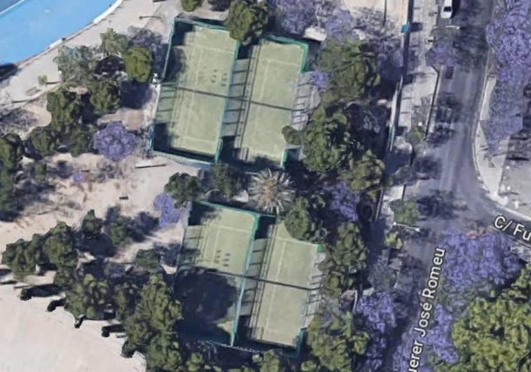Inversión de 338.000 euros para renovar las pistas de pádel de la Ciudad Deportiva de Alicante