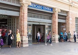 Entrada del Mercado Central
