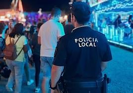 Un agente de la Policía Local de Elche.