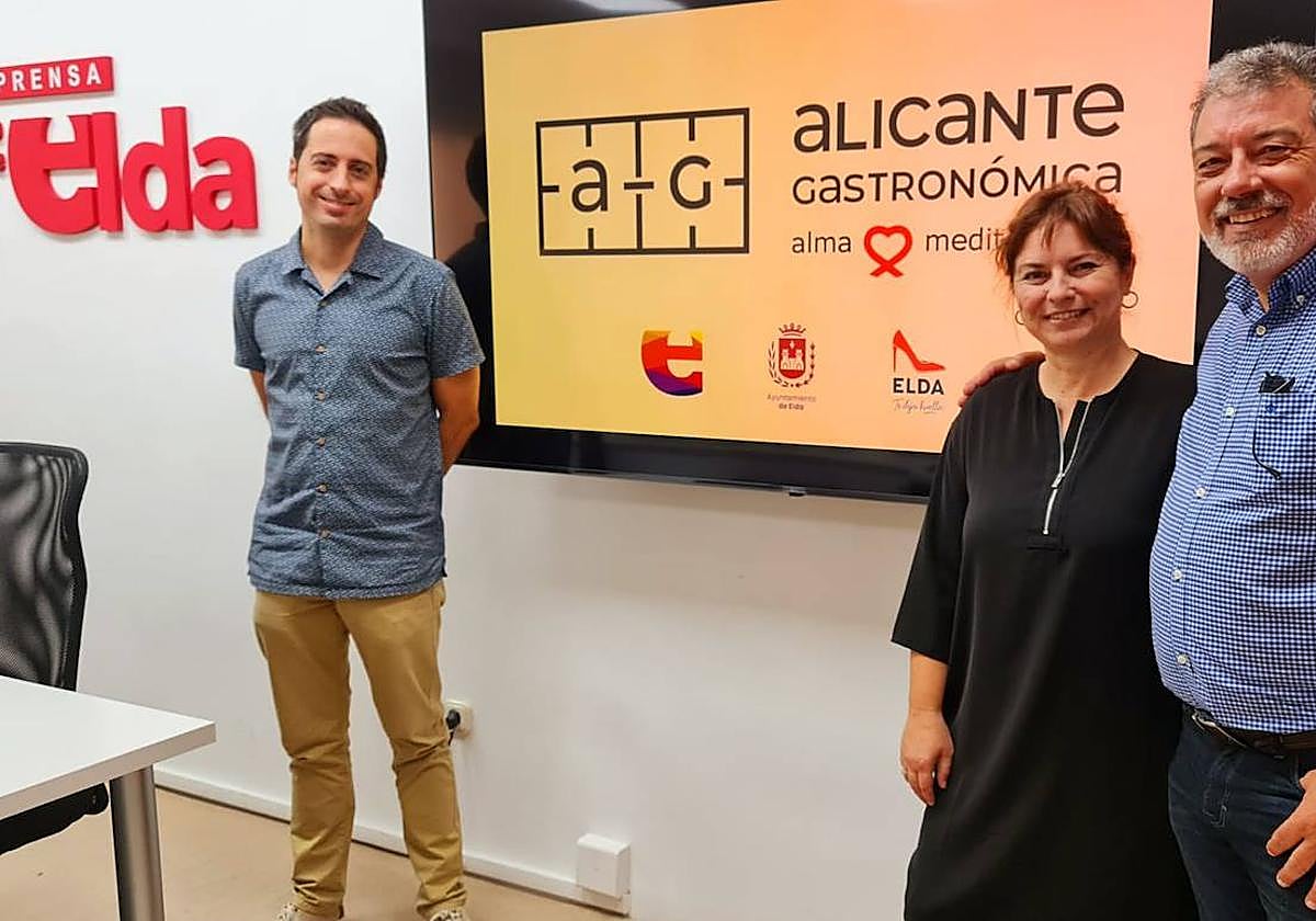 Presentación de Alicante Gastronómica Solidaria en Elda, municipio que también participará en el certamen.