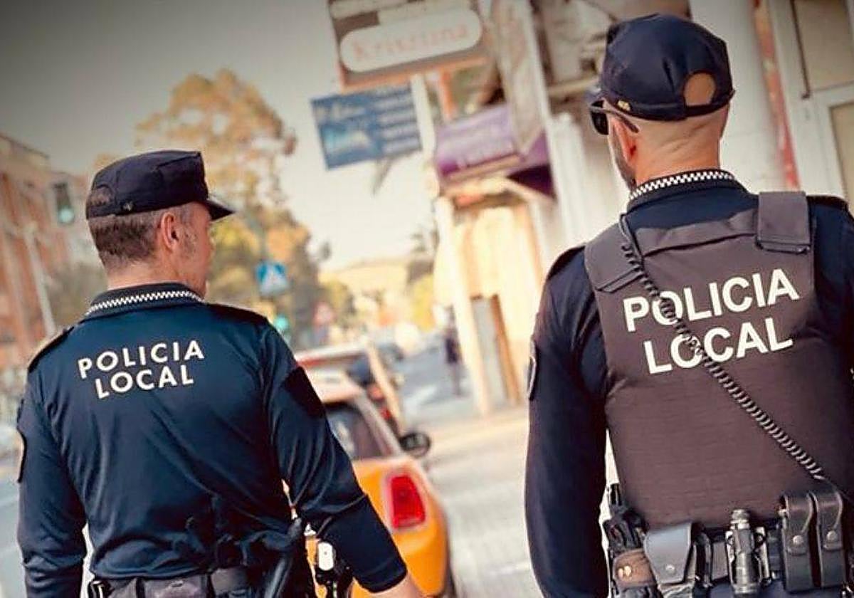 Patrulla de la Policía Local de Elche.