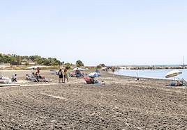 Imagen de la playa de la Almadraba