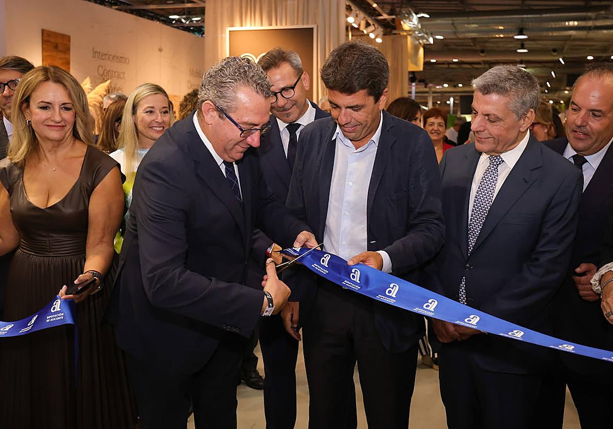 El jefe del Consell, Carlos Mazón, en la inauguración de Alicante Gastronómica.