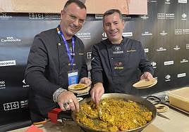 Los hermanos Riquelme, expertos arroceros de Alicante.