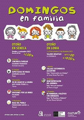 El Ayuntamiento de Alicante reactiva el programa de actividades dominicales.