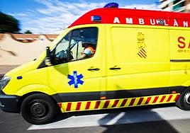 Imagen de archivo de una ambulancia del Samu.